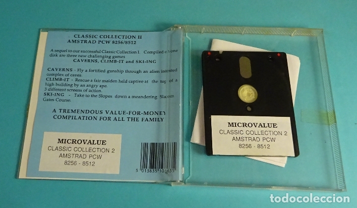 Videojuegos y consolas: CLASSIC COLLECTION VOL 2. MICROVALUE. AMSTRAD PCW 8256 - 8512. CAJA E INSTRUCCIONES - Foto 2
