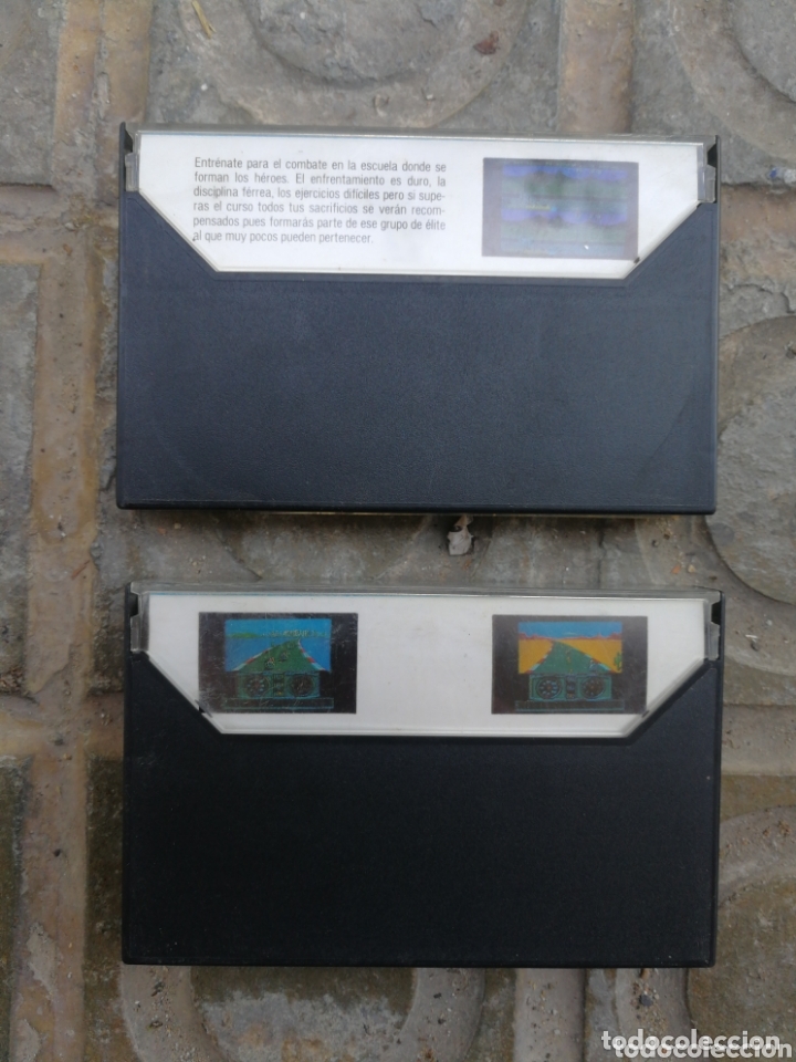 Videojuegos y consolas: LOTE JUEGOS AMSTRAD- COMBAT SCHOOL+SUPERCYCLE (ERBE SOFTWARE). - Foto 2