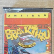 Videojuegos y Consolas: BREAKTHRU-AMSTRAD CASSETTE-DATA EAST-AÑO 1986-FUNCIONANDO