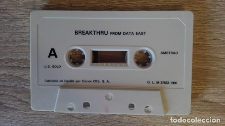 Videojuegos y consolas: BREAKTHRU-AMSTRAD CASSETTE-DATA EAST-A&Ntilde;O 1986-FUNCIONANDO - Foto 5
