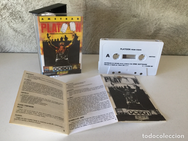 Videojuegos y consolas: PLATOON AMSTRAD - Foto 1