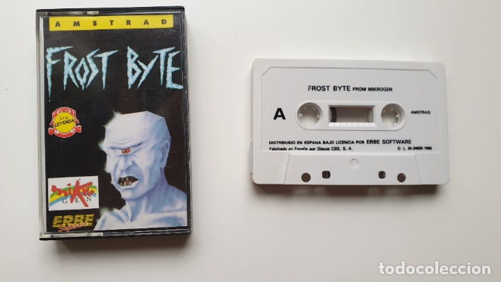 Videojuegos y consolas: FROST BYTE -  Amstrad Cassete - Como nuevo - MICROGEN - Foto 1