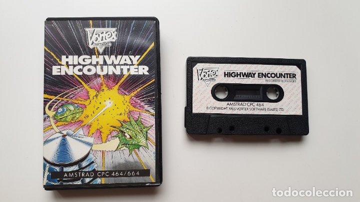 Videojuegos y consolas: HIGHWAY ENCOUNTER -  Amstrad Cassete - Como nuevo - Vortex - Foto 1