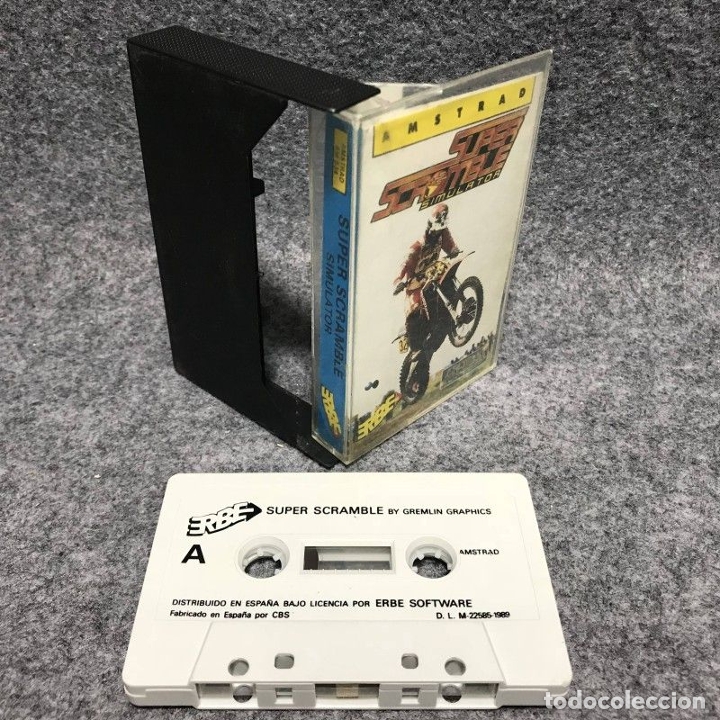 Videojuegos y consolas: SUPER SCRAMBLE AMSTRAD CPC 464 - Foto 1