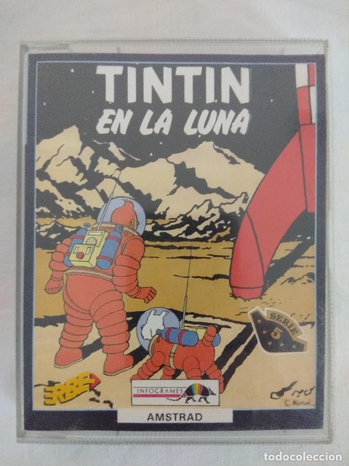 Videojuegos y consolas: JUEGO AMSTRAD/TINTIN EN LA LUNA. - Foto 1