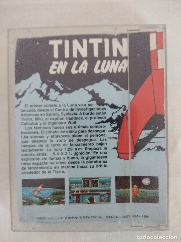Videojuegos y consolas: JUEGO AMSTRAD/TINTIN EN LA LUNA. - Foto 2