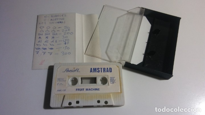 Videojuegos y consolas: AMSTRAD. AMSOFT JUEGO: FRUIT MACHINE - AMSTRAD 1985 - Foto 2