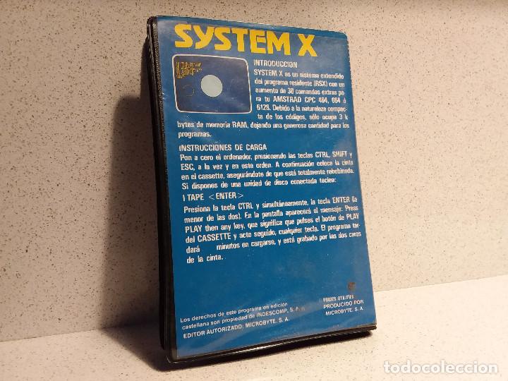 Videojuegos y consolas: System X / Amstrad / Estuche / Cinta / Microbyte - Foto 2