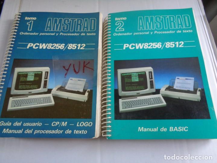 Videojuegos y consolas: AMSTRAD - 2 LIBROS : GUIA DEL USUARIO Y MANUAL DE BASIC PCW 8256 / 8512 - Foto 1