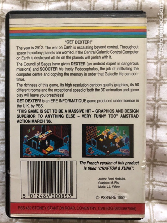 Videojuegos y consolas: Get Dexter para amstrad cinta - Foto 2