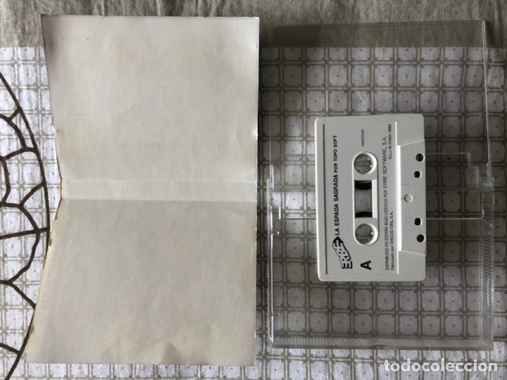 Videojuegos y consolas: La espada sagrada amstrad cinta - Foto 2