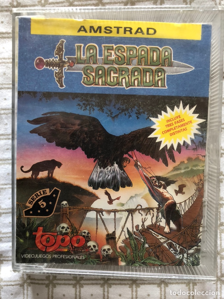 Videojuegos y consolas: La espada sagrada amstrad cinta - Foto 4