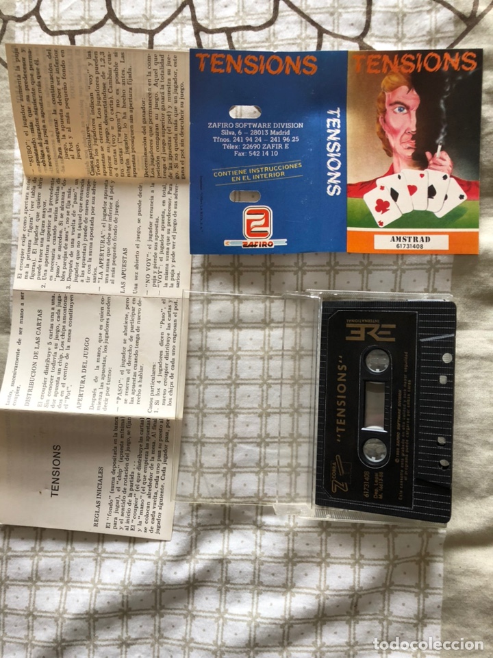 Videojuegos y consolas: Tensions amstrad cinta - Foto 1