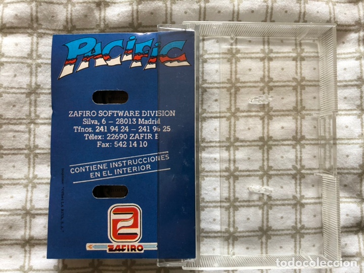 Videojuegos y consolas: Pac&iacute;fic para amstrad cinta - Foto 3