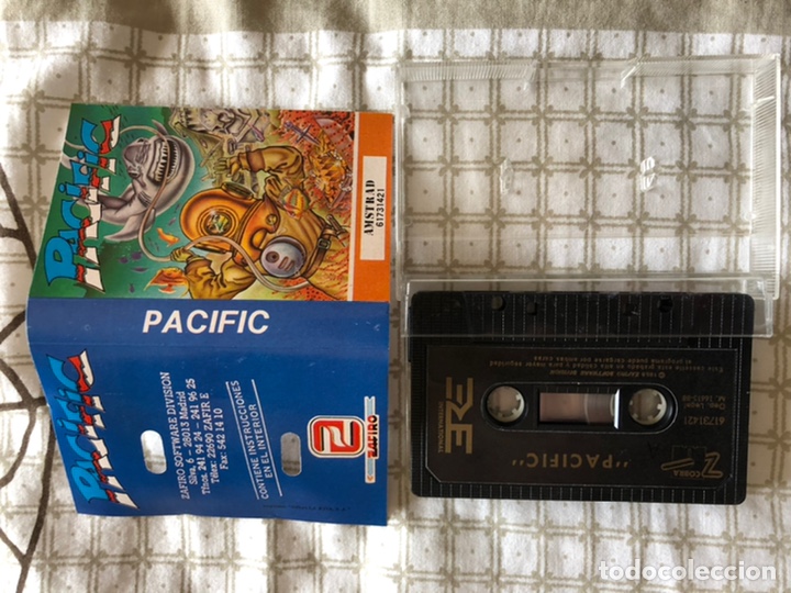 Videojuegos y consolas: Pac&iacute;fic para amstrad cinta - Foto 1