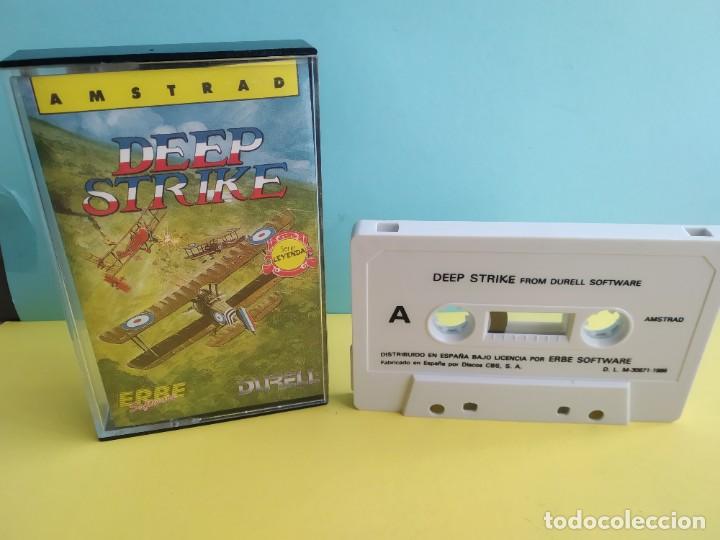 Videojuegos y consolas: ANTIGUO JUEGO PARA AMSTRAD  DEEP STRIKE - Foto 1