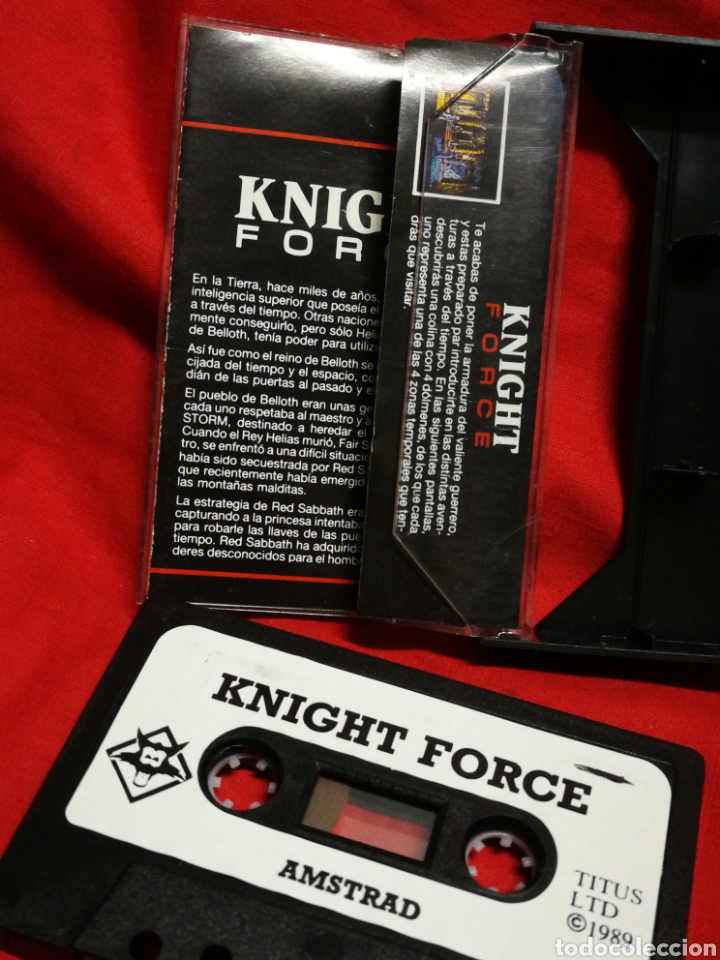 Videojuegos y consolas: JUEGO AMSTRAD KNIGHT FORCE- TITUS LTD, 1989. - Foto 2