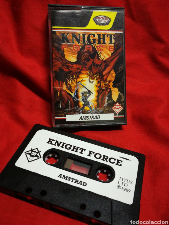 Videojuegos y consolas: JUEGO AMSTRAD KNIGHT FORCE- TITUS LTD, 1989. - Foto 1