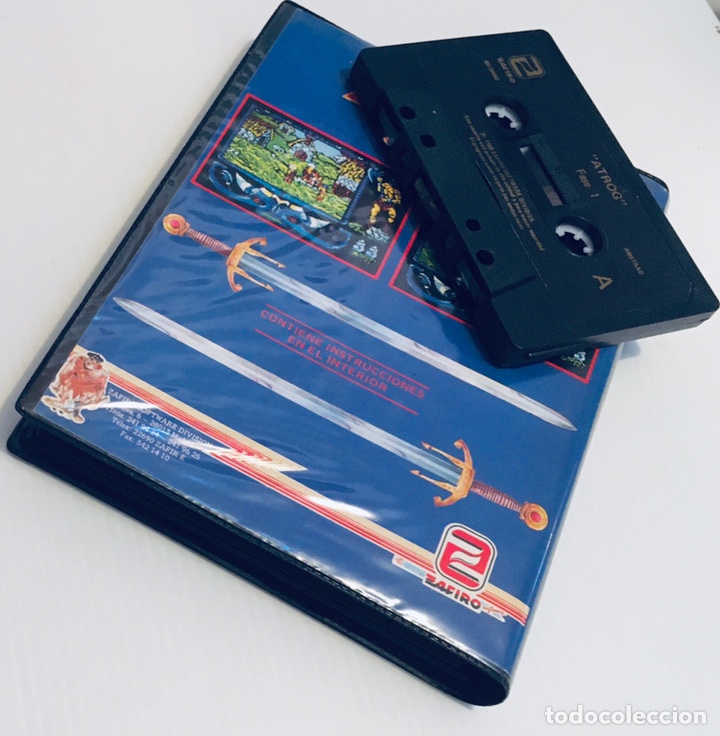 Jeu Amstrad CPC 464 – ATROG Par Zafiro Software – Action Aventure, Bon état