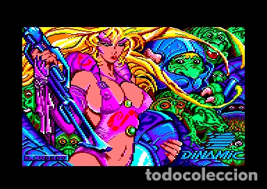 Videojuegos y consolas: Phantis [Dinamic Software] 1987 [AMSTRAD CPC] Game Over 2 Azpiri - Foto 5