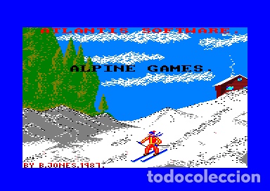 Videojuegos y consolas: Alpine Games [Atlantis] 1987 Zafiro Software [AMSTRAD CPC] - Foto 5