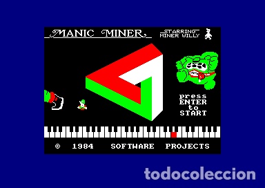Videojuegos y consolas: Manic Miner [D.P.Rowson,S.Wetherill] 1983 Software Projects [Amstrad CPC] Basic v.1.0 Matthew Smith - Foto 9