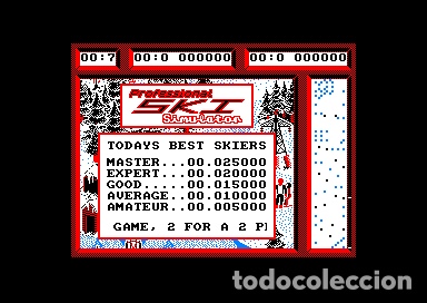 Videojuegos y consolas: Professional Ski Simulator [CodeMasters] 1987 [Amstrad CPC] - Foto 5