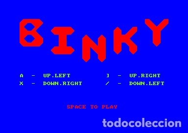 Videojuegos y consolas: Binky [Neil Kolban] 1985 Software Projects [AMSTRAD CPC] [PRECINTADO] - Foto 5