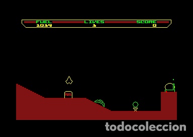 Videojuegos y consolas: Thrust [Firebird] 1986 [Amstrad CPC] Gravitar manual espa&ntilde;ol - Foto 4