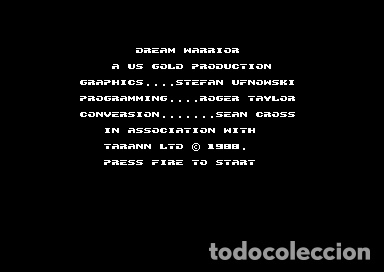 Videojuegos y consolas: Dream Warrior [US Gold] 1988 - Erbe Software [Amstrad CPC] - Foto 4