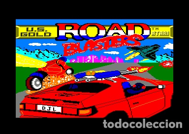 Videojuegos y consolas: Road Blasters [US Gold] 1988 [Erbe Software] [Amstrad CPC] - Foto 3