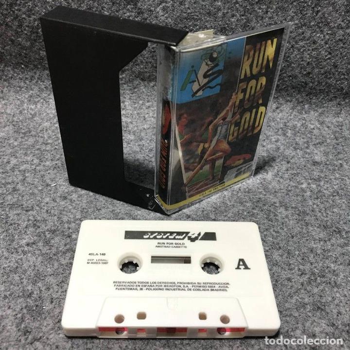 Videojuegos y consolas: RUN FOR GOLD AMSTRAD CPC - Foto 1