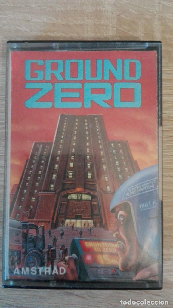 Videojuegos y consolas: GROUND ZERO-AMSTRAD CASSETTE-TYNESOFT COMPUTER SOFTWARE-A&Ntilde;O 1986-MUY DIF&Iacute;CIL - Foto 1