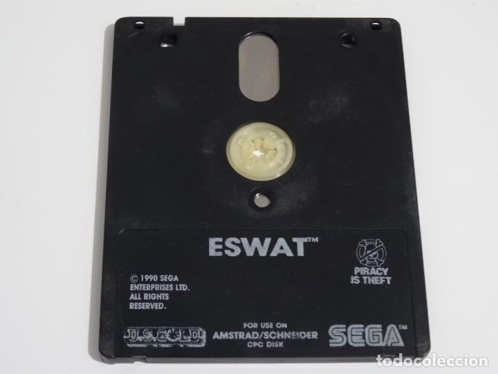 Videojuegos y consolas: AMSTRAD CPC 6128 - Eswat Sega Disco Disk Disc - Foto 1