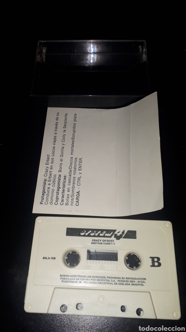 Videojuegos y consolas: MUY DIFICIL JUEGO CRAZY ERBERT PARA AMSTRAD - Foto 2