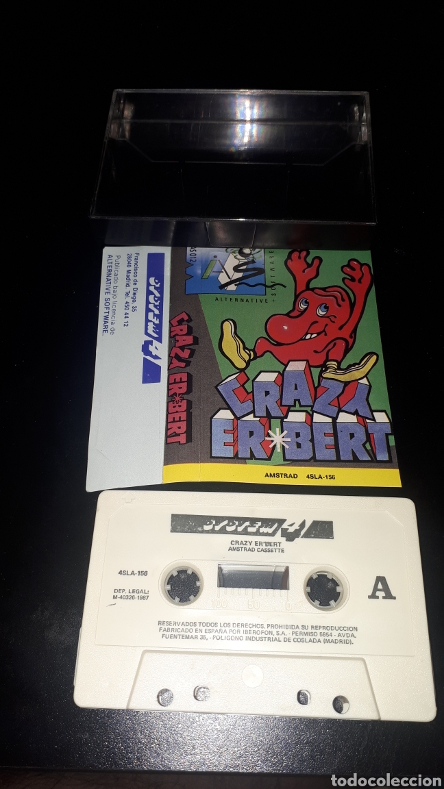 Videojuegos y consolas: MUY DIFICIL JUEGO CRAZY ERBERT PARA AMSTRAD - Foto 1