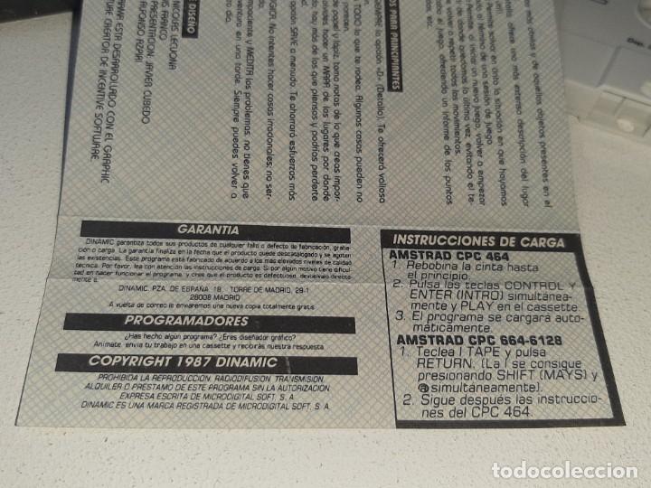 Videojuegos y consolas: AMSTRAD : ANTIGUO JUEGO PC - MEGA CORP - MEGACORP - DINAMIC SOFTWARE A&Ntilde;O 1987 - Foto 12