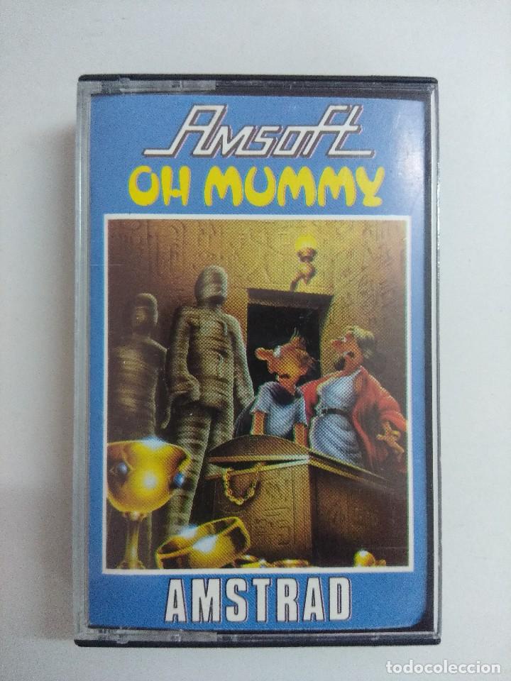 Videojuegos y consolas: CASETE AMSTRAD/OH MUNMY. - Foto 1