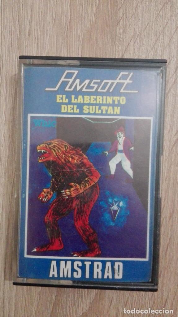 Videojuegos y consolas: EL LABERINTO DEL SULT&Aacute;N-AMSTRAD CASSETTE-AMSOFT-A&Ntilde;O 1985. - Foto 1