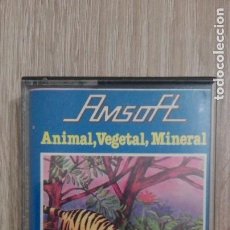 Videojuegos y Consolas: ANIMAL,VEGETAL,MINERAL-AMSTRAD CASSETTE-AMSOFT-AÑO 1985.