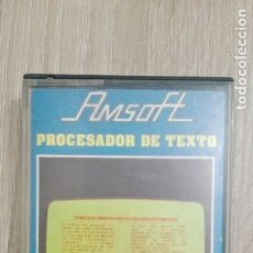 Videojuegos y Consolas: PROCESADOR DE TEXTO-AMSTRAD CASSETTE-AMSOFT-AÑO 1985.