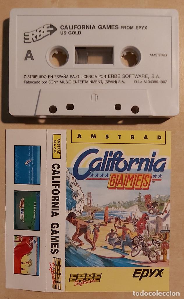 Videojuegos y consolas: California Games Amstrad Cinta - Foto 6