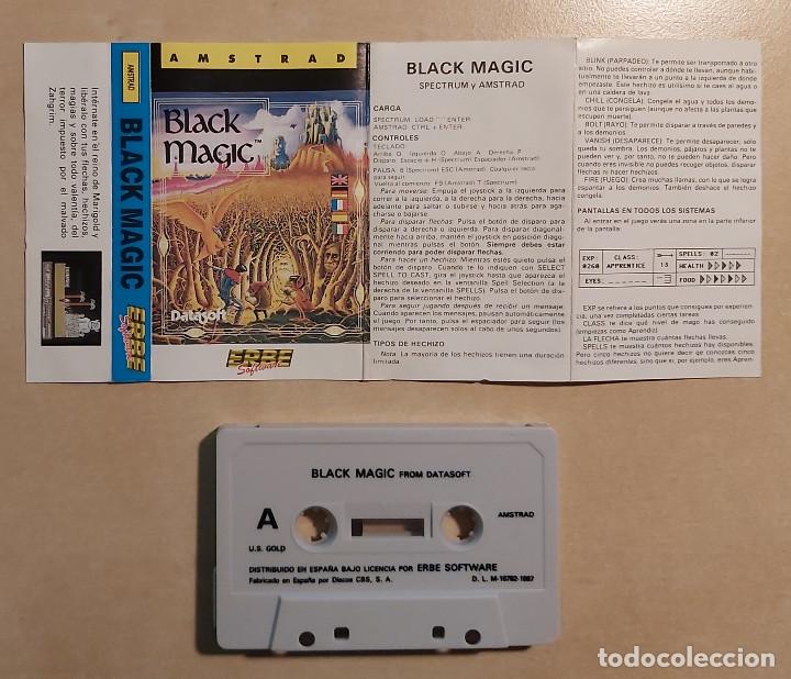 Videojuegos y consolas: Black Magic Amstrad Cinta - Foto 5