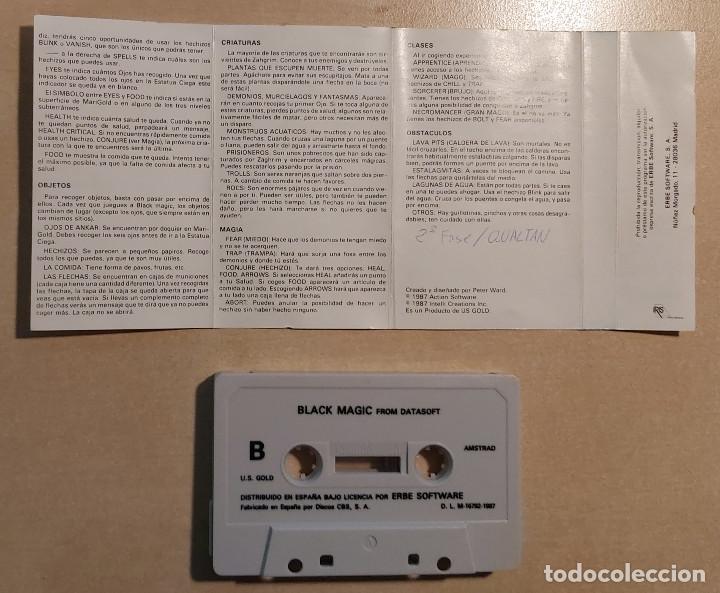 Videojuegos y consolas: Black Magic Amstrad Cinta - Foto 6