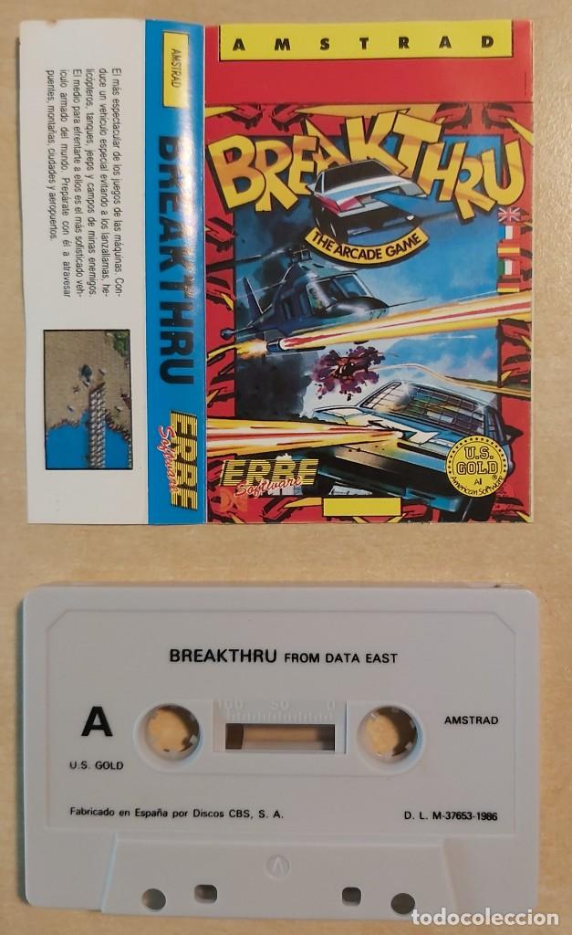 Videojuegos y consolas: Breakthru Amstrad Cinta - Foto 4