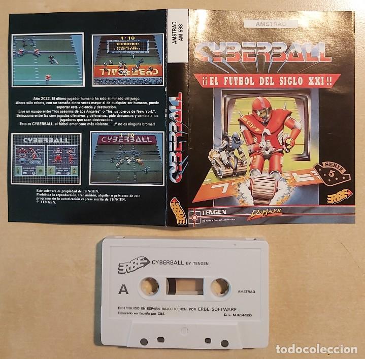 Videojuegos y consolas: Cyberball Amstrad Cinta - Foto 6