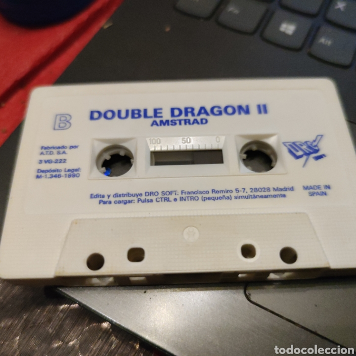 Videojuegos y consolas: DOUBLE DRAGON II Amstrad cinta sin caja - Foto 2