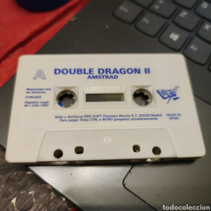 Videojuegos y consolas: DOUBLE DRAGON II Amstrad cinta sin caja - Foto 1