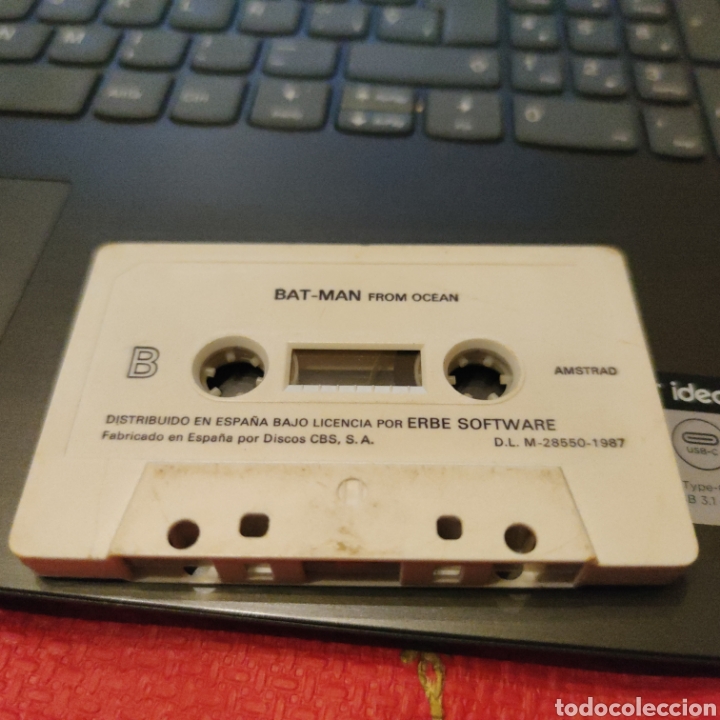 Videojuegos y consolas: BAT-MAN Amstrad cinta con manual sin caja - Foto 2