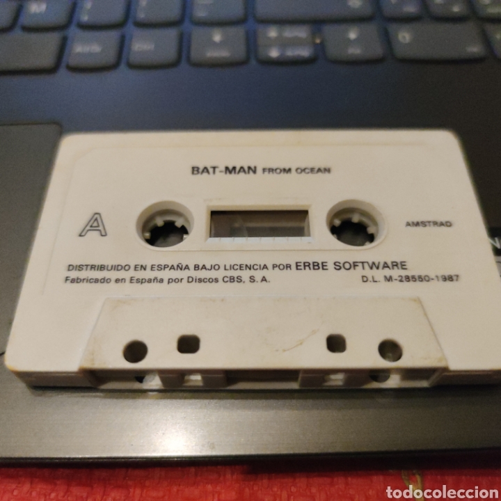 Videojuegos y consolas: BAT-MAN Amstrad cinta con manual sin caja - Foto 1